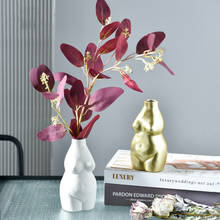 Moderno e minimalista corpo arte vaso casa decoração da sala de estar decoração criativa minimalista cerâmica arranjo flor vaso 2024 - compre barato