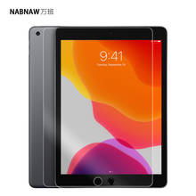 Ультрапрозрачное закаленное стекло NABNAW 2.5D для iPad 10,2 дюйма, новая защита для экрана Apple iPad, стекло с защитой от царапин 2024 - купить недорого