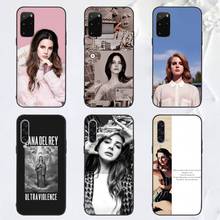 Lana del rey capa de telefone para samsung, a40 a31 a50 a51 a71 a20e a20s s8 s9 s10 s20 plus note 20 ultra 2024 - compre barato