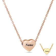 Customized Necklace Pendant Stainless Steel Name Necklace Personalized Letter Gold Choker Necklace Pendant Nameplate Jewelry 2024 - buy cheap