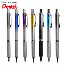 1pcs Pentel Mechanical Pencil XPP1005G Gradient Color Anti-Break Core Metal Low Center Of Gravity Student Drawing 0.3/0.5mm Lead 2024 - buy cheap