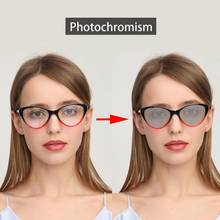 Photochromic Gray Lens Cat Women Sunglasses  Reading Glasses Discoloration Diopters Gafas Glasses Frame 2024 - buy cheap