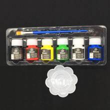 Pigmentos pesados de tinta acrílica, conjunto de 6x25ml para pintura artesanal j2hc 2024 - compre barato