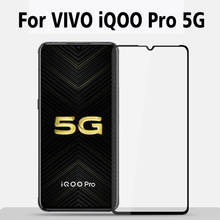 Полное клеевое покрытие из закаленного стекла для Vivo IQOO PRO, Защитная пленка для экрана Vivo IQOO PRO glass 2024 - купить недорого