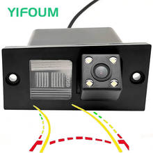 Yiincrum trilhas de trajetória dinâmica, câmera de visão traseira para carro hyundai h1 H-1 viagens grand starex real i800 2024 - compre barato