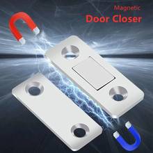 1 Set Punch-free Strong Magnetic Door Closer Cabinet Door Catches Latch Furniture Doors Magnet Stop Cupboard Ultra Thin Home 2024 - buy cheap