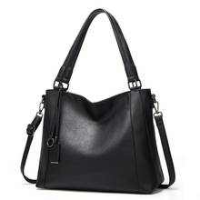 Hot Sale Women Genuine Leather Shoulder Bag for Women Casual Tote Bag Soft Handbags Female Large Big Crossbody Bag Sac New C1465 2024 - buy cheap