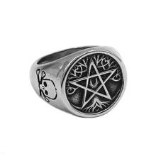 Pentagram Tree of Life Ring Stainless Steel Jewelry Classic Norse Viking Celtic Knot Skull Biker Ring for Men SWR0997A 2024 - buy cheap