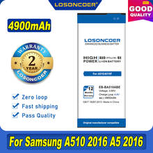 Losoncoer-bateria 100% original para samsung a5, edição 4900, bateria a5100, a5, a51, a510f 2024 - compre barato