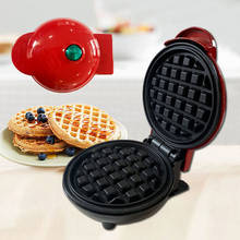Mini máquina para waffles, elétrica, faz panquecas para o café da manhã 2024 - compre barato