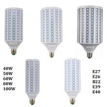Super bright 40W 50W 60W 80W 100W AC110V 220V Corn Bulb E40 B22 E26 E39 E27 LED Corn Light Bulbs for Home Office Cool white 2Pcs 2024 - buy cheap