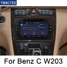 Para Mercedes Benz Classe C W203 2001 ~ 2004 NTG Android Carro sistema Multimídia de Navegação GPS BT Rádio WIFI Mapa Amplificador 2024 - compre barato