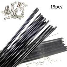 18Pcs 251mm-269mm Mountain Bicycle Steel Spokes Bike Wheel Radius Knitting Needle Accessories with Caps Suitable 36-hole Hub 2024 - buy cheap