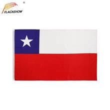 Flagnshow chile bandeira 3x5 ft pendurado chileno bandeiras nacionais poliéster com grommets de bronze 2024 - compre barato