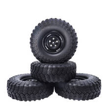 4Pcs RC 1.9inch 114MM Tires Beadlock Wheels Rim for 1/10 RC Rock Crawler Car Buggy Off-road  Axial RC4WD D90 SCX10 TF2 Tyres 2024 - buy cheap