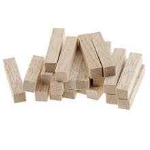 Необработанная квадратная деревянная палочка, 4 размера, деревянные формы для моделирования 2024 - купить недорого