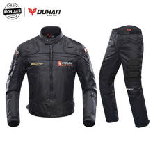 DUHAN Motorcycle Jacket+Pants Motocross Jersey and Pants Off-Road Racing Suit Motorbike Accessories Knee Protective Pants 2024 - buy cheap