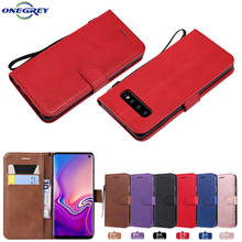 Flip Leather Case For Samsung Galaxy Note 3 4 8 9 10 S5 S6 S7 Edge + S8 S9 S10 5G S10 E S20 Plus Ultra Stand Holder Phone Cover 2024 - купить недорого