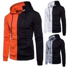 2020 Brand Sweatshirt Men Hoodies Autumn Spring streetwear Sweat Homme hood Men Patchwork Hoodies Sweatshirt Jacket Pullovers 2024 - buy cheap