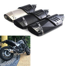 Silenciador de Escape Universal para motocicleta, 51mm, cubierta de tubo de Motocross para HONDA R6, Z900, MT07, NK250, MT09, AK125 2024 - compra barato
