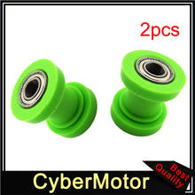 Guia de rolo de polia para motocicleta, 10mm, verde, corrente, para crf xr 50, klx110, ssr, polestar, ttr, dhz, sdg, ycf, pit dirty bike