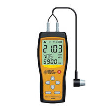 AS860 medidor de espesor ultrasónico medidor de velocidad de sonido Digital de chapa de metal: 1,0 a 300mm (acero) 2024 - compra barato