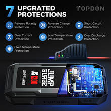 Topdon-bateria para partida assistida em veículos 18000 a, dispositivo de partida automática, power bank, 12v 2024 - compre barato