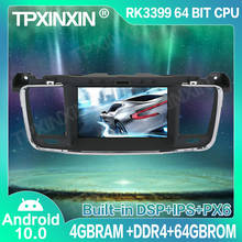 Radio con GPS para coche, 10,0 reproductor Multimedia con Android, 4 + 64G, IPS, grabadora de cinta, navegación, para PEUGEOT 508, 2011-2017 2024 - compra barato