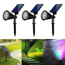 7 LED Outdoor Solar Lights RGB Changing Lawn Ground Lamp IP65 Waterproof Landscape Spotlights Garden Decoration Outdoor Lights 2024 - buy cheap