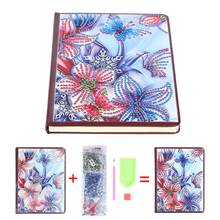 Flower DIY Diamond Painting Notebook A5 100Pages Special Shaped Diamond Embroidery Cross Stitch Kids Gift Diary Book 2024 - buy cheap