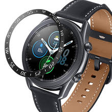 Металлический ободок кольцо чехол для Galaxy Watch 3 45 мм ободок Стайлинг рамка чехол Защита для Samsung Galaxy 3 Аксессуары 2024 - купить недорого