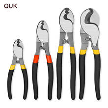 QUK 6/8/10 Inch Diagonal Cutting Pliers Set Wire Stripper Cutter Large Clamp Head Ergonomic Handle For Electrician DIY Hand Tool 2024 - buy cheap
