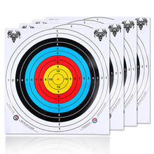 Equipo de tiro al aire libre, 10 Uds. De papel blanco de tiro con arco, equipo de objetivo para arco de equipamiento para práctica de tiro, accesorio de entrenamiento de tiro con arco de 60x60cm 2024 - compra barato