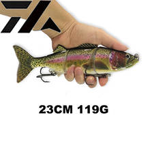 2021 TOP Selling 3 Section 23CM 119G Tuna Fishing Lure Hard Jointed Bass Swimbait Fishing Lures For Saltwater And Freshwater 2024 - buy cheap