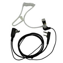 2 Pin PTT MIC Headset Covert Acoustic Tube In-ear Earpiece For Kenwood HYT WEIERWEI TK Motorola Baofeng UV-5R Radio Accessories 2024 - buy cheap