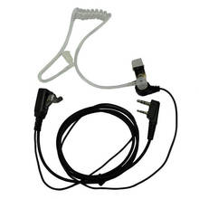 Auriculares con micrófono PTT de 2 pines para Kenwood HYT WEIERWEI TK Motorola Baofeng, auriculares con tubo acústico oculto, accesorios de Radio de UV-5R 2024 - compra barato