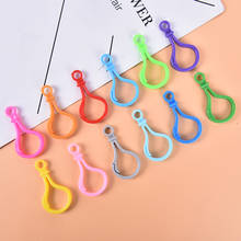 Plastic Bulb Shape Lobster Trigger Clasps Bag Purse Key Ring Hook Finding Keychain Jewelry Making Buckle Multicolor 10pcs 20*50 2024 - buy cheap