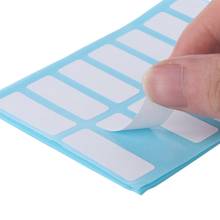 168pcs 12 Sheets/pack 13x38mm Paper Self Adhesive Sticky White Label Name Stickers Blank Note Label Bar DIY Stationery Sticker 2024 - buy cheap