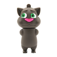 TEXT ME cute cartoon Talking cat model usb2.0 4GB 8GB 16GB 32GB 64GB pen drive USB Flash Drive creative gifty Stick Pendrive 2024 - buy cheap