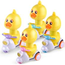 2020 New Funny Mini Duck Pull Back Car Toys Cartoon Duck Back Pull Press Fun Inertia Toy Car For Baby Kids Random color 2024 - buy cheap