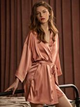 Silk Sexy Nightgown Mulberry Silk    Pajamas  Loose All-Match Wedding Gown Home  Women 2024 - buy cheap