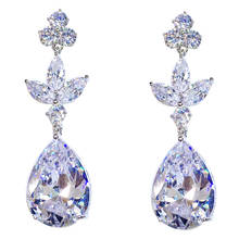 S925 Tremella Pin женские персонализированные серьги с блестящими кристаллами кулон серьги Элегантные и изысканные ювелирные изделия подарки 2024 - купить недорого