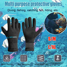 3mm Neoprene Diving Gloves Men Wetsuit Gloves Snorkeling Canoeing Gloves Women Spearfishing Underwater Hunting Gloves Black 2024 - buy cheap