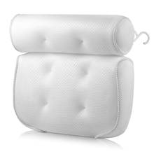 Almohada de baño de malla 3D para Spa, soporte para cuello y espalda, con ventosas, accesorios de baño para el hogar 2024 - compra barato