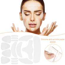 16Pcs Face Forehead Sticker Reusable Silicone Wrinkle Removal Cheek Chin Sticker Facial Eye Patches Anti-wrinkle Face Lifting 2024 - compra barato