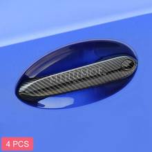 Carbon Fiber Exterior Door Handle Cover Trims For BMW X3/X4/X5/X6/X7/M5/3/5/6/8-Series G20 G21 G30 G31 G32 2017 2018 2019 2020 2024 - buy cheap