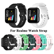 Silicone Watch Strap For Realme Watch Strap Bracelet Belt Women Men Wristband band correa For Realme Smart Watch Accessories 2024 - buy cheap