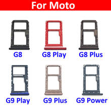 10Pcs/Lot, Micro Nano SIM Card Holder Tray Slot Holder Adapter Socket For Motorola Moto G8 G9 Plus Play Power 2024 - buy cheap