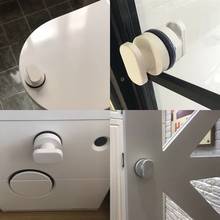 White Vacuum Suction Cup Handle Sliding Door Drawer Handle Toilet Cover Handle Bathroom Accessories 2024 - buy cheap