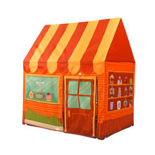 Folding  Up Playhouse Dessert House Game Tent Kids/Baby Ball Pit Indoor & Outdoor Toy - Orange 2024 - buy cheap